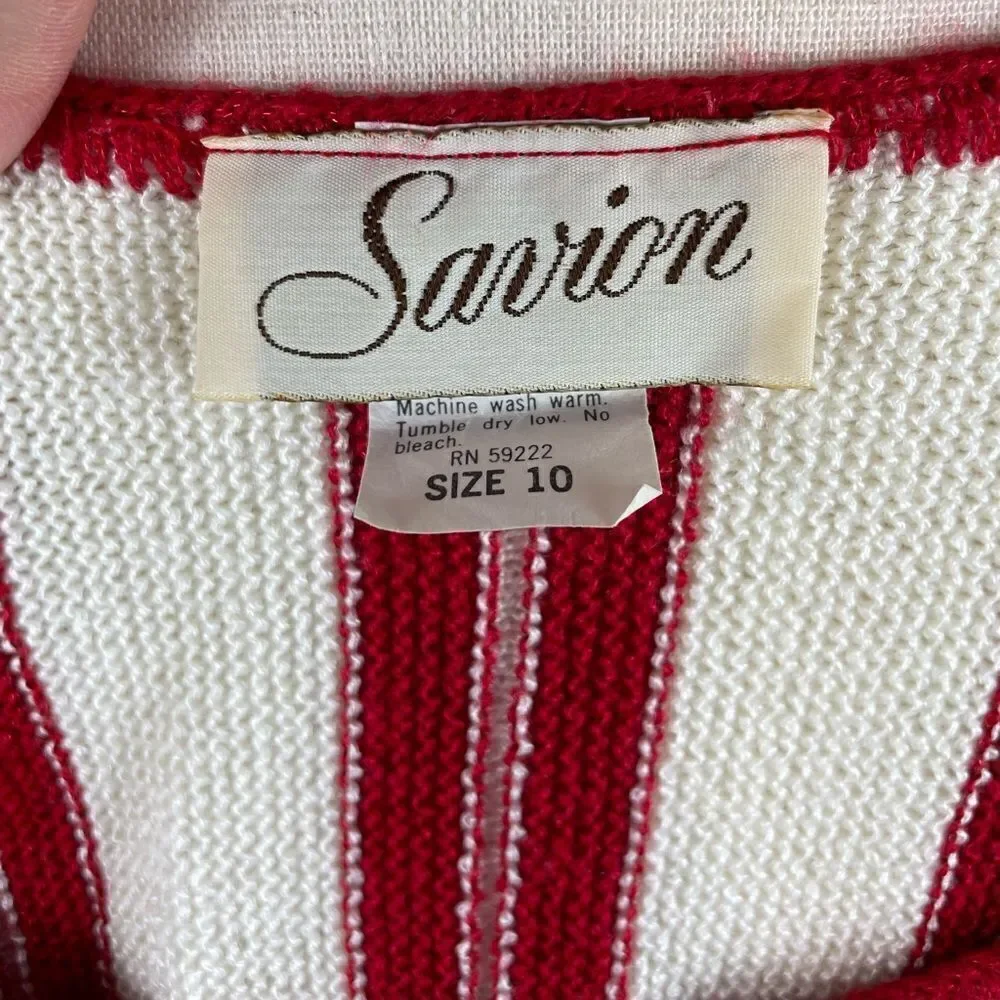 Vintage Savion Sweater and Matching Skirt Size 10